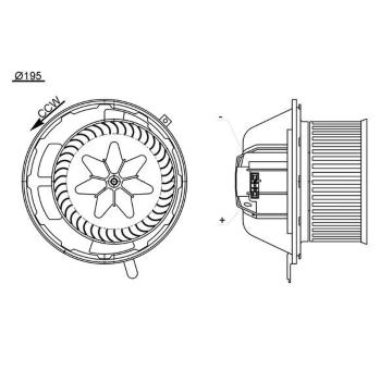 vnitřní ventilátor MAHLE AB 194 000S