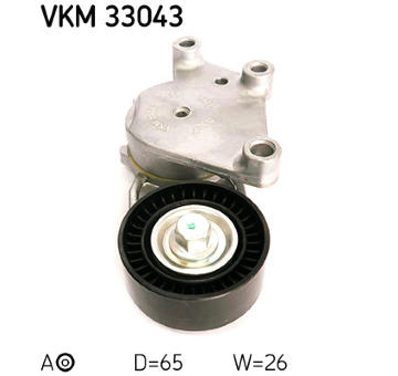 Napínák, žebrovaný klínový řemen SKF VKM 33043