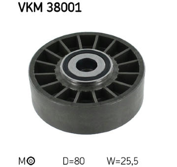Napínák, žebrovaný klínový řemen SKF VKM 38001