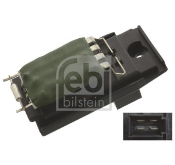 Odpor, vnitřní tlakový ventilátor FEBI BILSTEIN 45415