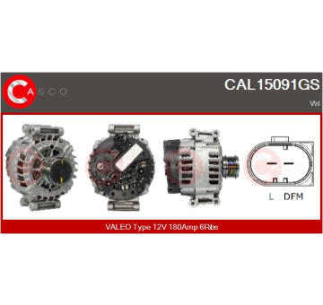 Spínač, zvedací zařízení oken CASCO CWR72000AS