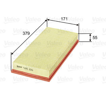 Vzduchový filtr VALEO 585109