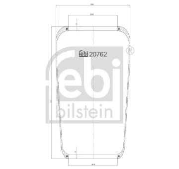 Mech, pneumaticke odpruzeni FEBI BILSTEIN 20762
