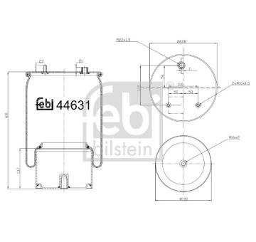 Mech, pneumaticke odpruzeni FEBI BILSTEIN 44631