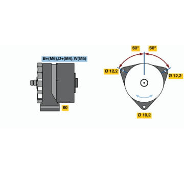 generátor BOSCH 0 986 031 310