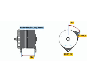generátor BOSCH 0 986 042 850