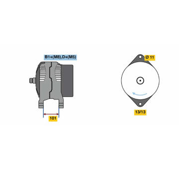 generátor BOSCH 0 124 525 203