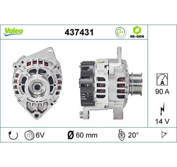 generátor VALEO 437431