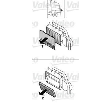 Filtr, vzduch v interiéru VALEO 716017