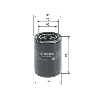 Olejový filtr BOSCH 0 451 104 063