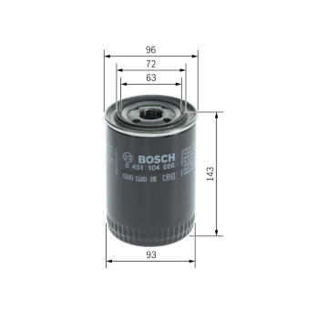 Olejový filtr BOSCH 0 451 104 066