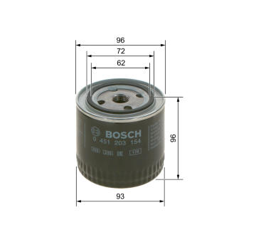 Olejový filtr BOSCH 0 451 203 154