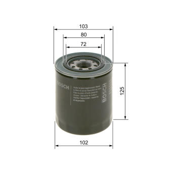 Olejový filtr BOSCH 0 986 452 062