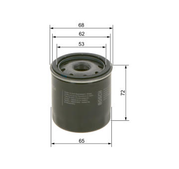 Olejový filtr BOSCH 0 986 452 028
