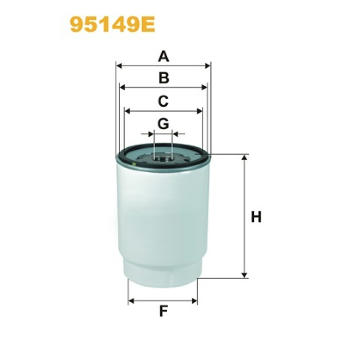 Palivový filtr WIX FILTERS 95149E