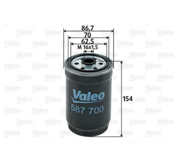 Palivový filtr VALEO 587700