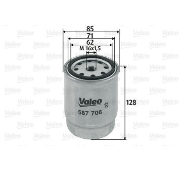 Palivový filtr VALEO 587706
