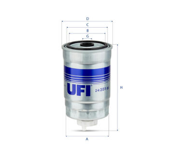 Palivový filtr UFI 24.351.00