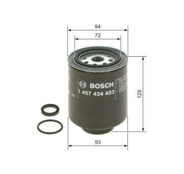 Palivový filtr BOSCH 1 457 434 453