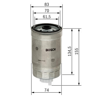 Palivový filtr BOSCH 1 457 434 105