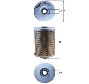 Hydraulický filtr, řízení MAHLE HX 5