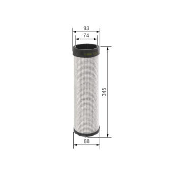 Filtr - sekundární vzduch BOSCH F 026 400 333