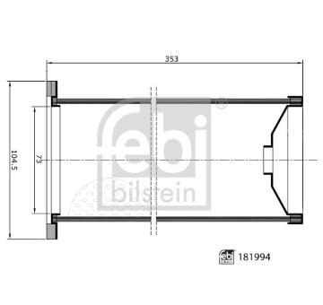 Vzduchový filtr FEBI BILSTEIN 181994