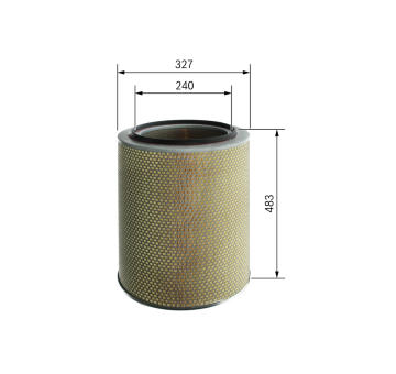 Vzduchový filtr BOSCH F 026 400 078