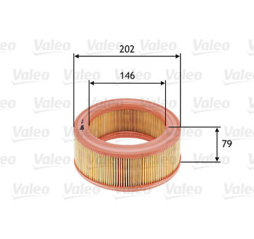 Vzduchový filtr VALEO 585642