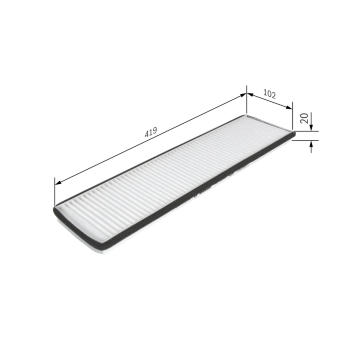 Filtr, vzduch v interiéru BOSCH 1 987 435 024