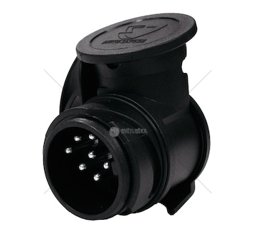 Adaptér elektrický 12v 13/7pin krátký iso 11446, iso 1724 - typ n 0041741_A