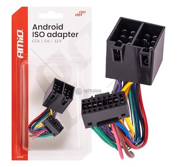 Adaptér rádiový ISO CCA 5A 12V AMiO-04442