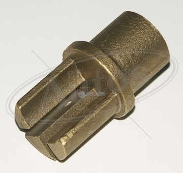 Adaptér tyče napínací plachty spodní 34mm čtyřhran 13x13 sesam, edscha  0010022_A