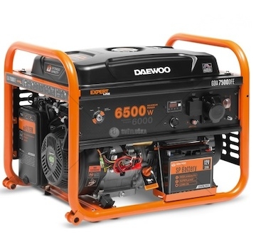 AGREGAT PRADOTWORCZY 6,5KW DAEWOO +GAZ  GDA7500DFE