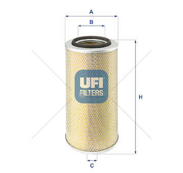 Air Filter 115.17/95E15 EUROCARGO TRUCK Ufi