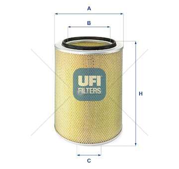 Air Filter DC12/DS9/DSC11-3-SERIE/3-SERIE Ufi