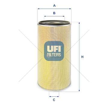 Air Filter ELEMENTO FILTRO ARIA Ufi