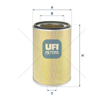 Air Filter FILTRO ARIA 175.24 Ufi
