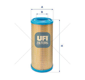 Air Filter FILTRO ARIA - 35.10/59.12 TURBODAILY Ufi