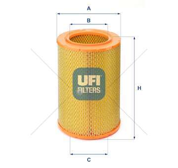 Air Filter FILTRO ARIA - 35.10 CARRO - Ufi
