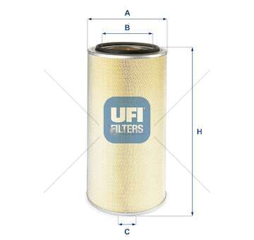 Air Filter FILTRO ARIA - 8460.41K - 8210. 42K - Ufi