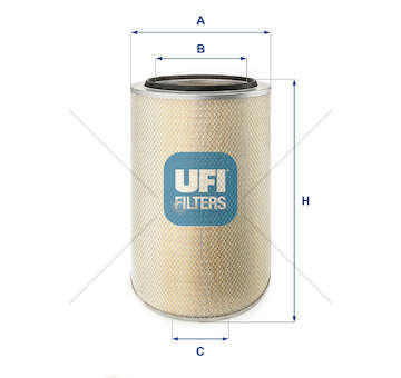 Air Filter FILTRO ARIA - EUROSTAR/TECH/ STRALIS Ufi