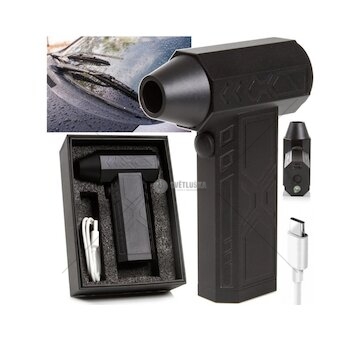 Aku mini turbo ventilátor s LED svítilnou. MAR-POL