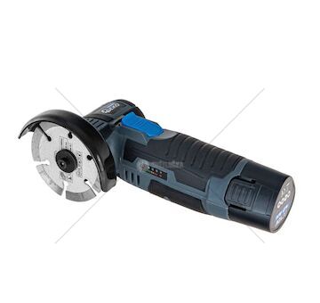 Aku mini úhlová bruska 76 mm, 2×12 V, 2 Ah s příslušenstvím GEKO