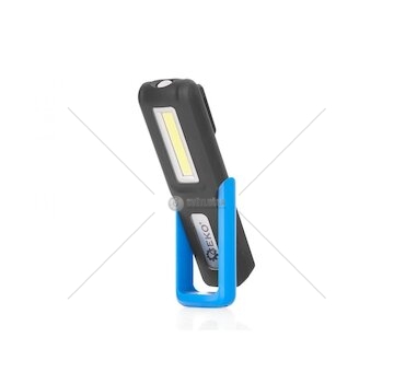 Aku pracovní svítilna 3+3W LED COB 1200 mAh s úchytem a magnetem GEKO