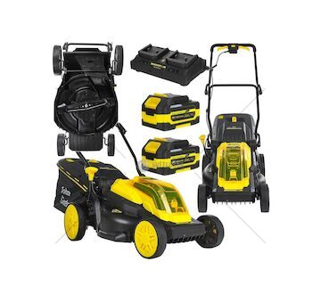 Aku sekačka 38 cm 3v1, 20 V, 2×4 Ah CoreX – JOHN GARDENER