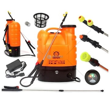 Aku zádový postřikovač 16l, 12V, 8Ah DEMON