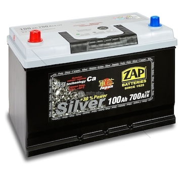 AKUMULATOR 12V 100AH ZAP 700A SILVER ZAP 60072-ZAP