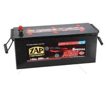 AKUMULATOR 12V 140AH ZAP 800A AGM SPECIAL ZAP 64002