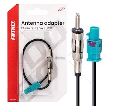 Anténní adaptér FAKRA DIN 5A 12V AMiO-04443